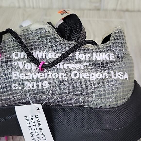 Nike Vapor Street Off White/Black/Laser Fuchsia  Womens Size 7 NWT - Picture 14 of 15